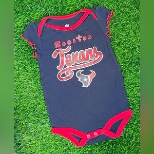 NFL Houston TEXANS Bodysuit Girls 6/9M